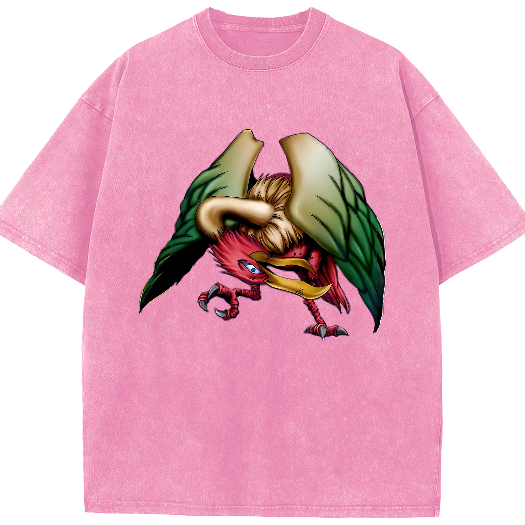（画像用） 遊☆戯☆王 Yu-Gi-Oh! 綿100% ヴィンテージ風 半袖Tシャツ（フロントプリント）